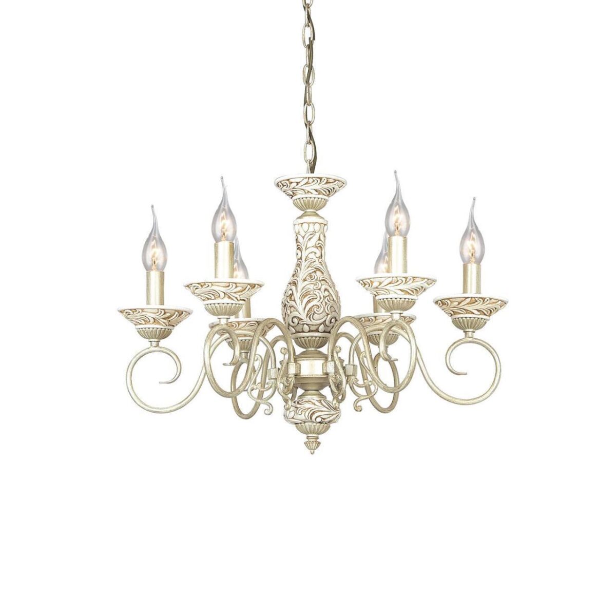 1141-6P, люстра подвесная, D620xH450/1400, 6xE14x60W, excluded — изображение 1