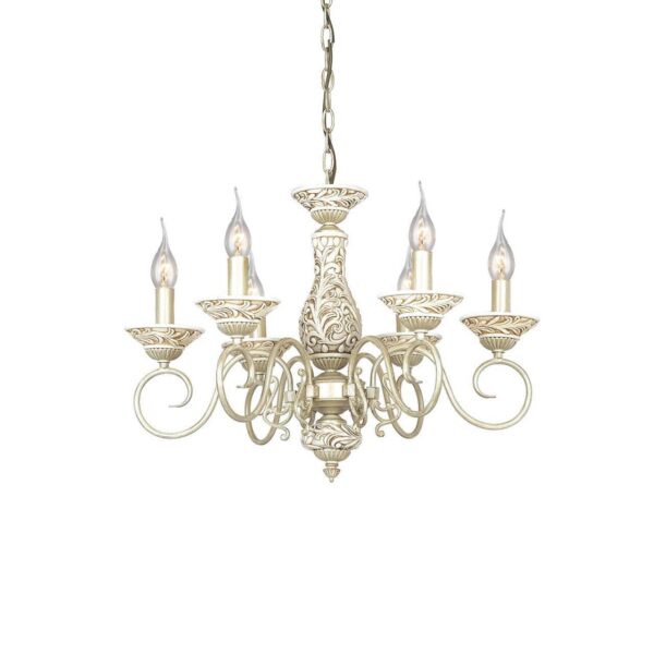 1141-6P, люстра подвесная, D620xH450/1400, 6xE14x60W, excluded