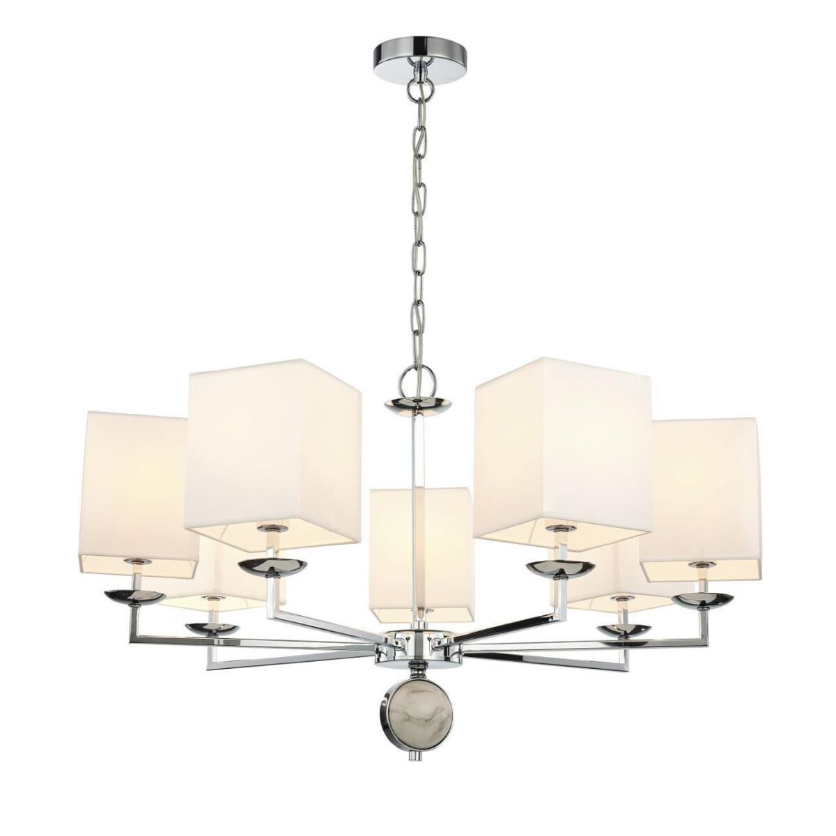 2821-7P, подвесная люстра, D790xH455/1520(H560/1625), 7xE14x40W, excluded — изображение 1