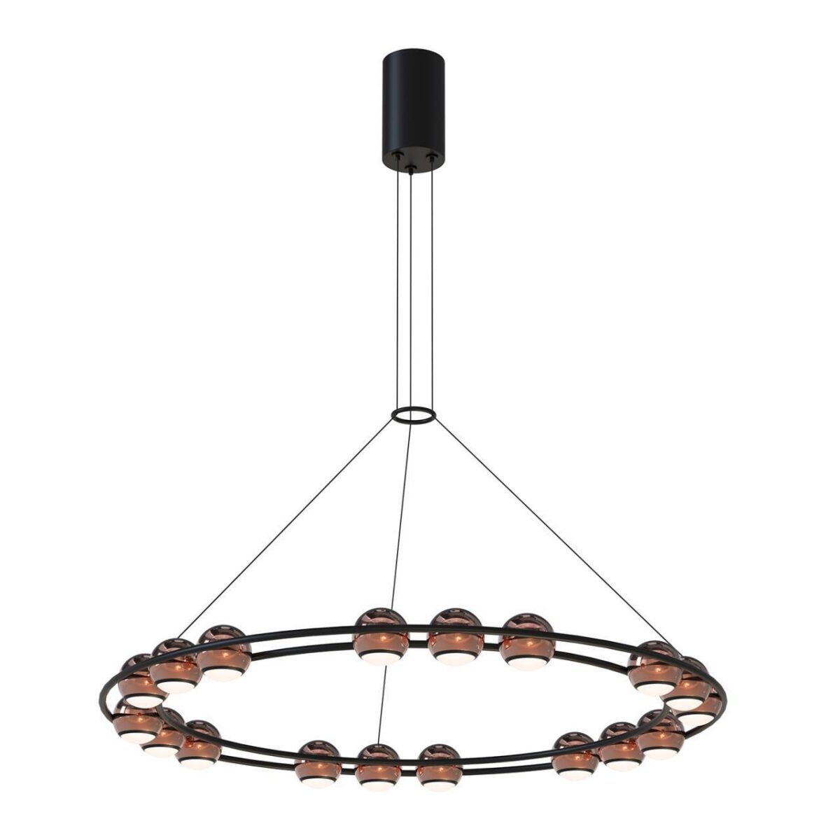 4561-18P, подвесная люстра, D650xH1500/1675, 18xLEDx4W, 4320LM, 4000K, included — изображение 1