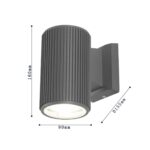 2859-1W, уличный светильник, D155xW90xH160, 1xE27x40W, IP54, excluded — изображение 3