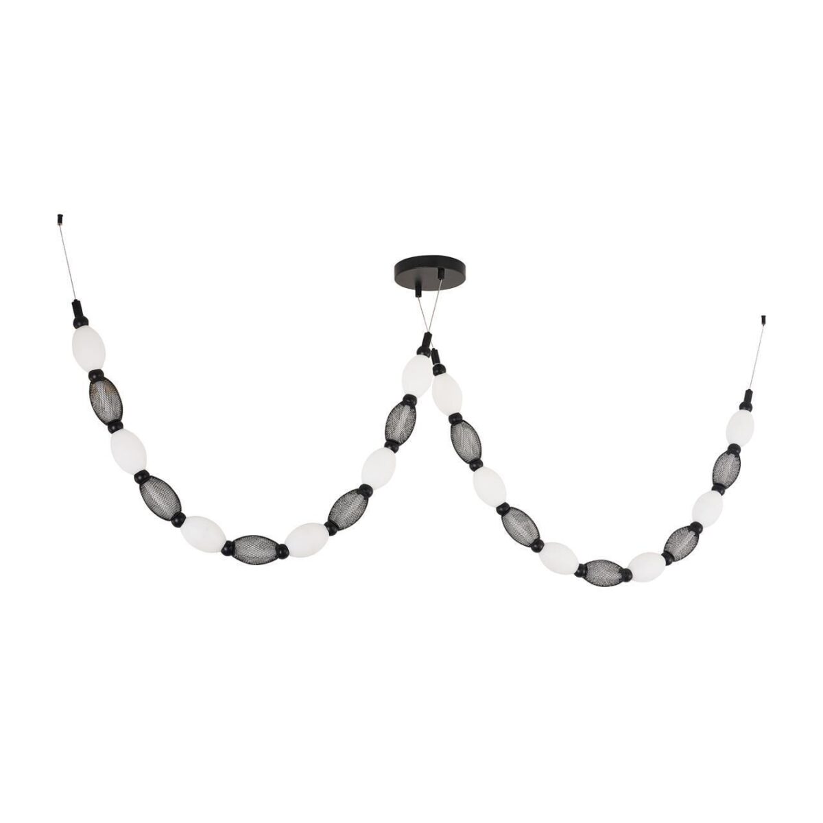 4560-2PC, подвесная/потолочная люстра, D200xH1780/2780 + D640xH890/1775 + D1800xH820/1725, 2xLEDx18W, 1630LM, 4000K, included — изображение 8