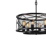 1783-6P, люстра подвесная, D580xH490/1690, 6xE27x60W, excluded — изображение 3