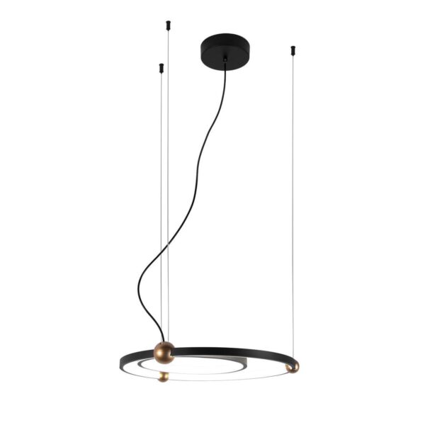 4569-1P, подвесная люстра, D500xH1600, LEDx40W, 2600LM, 4000K, included