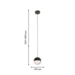 4369-1P, подвес, D120xH250/1800, LEDx5W, 350LM, 4000K, CRI>90, included — изображение 3