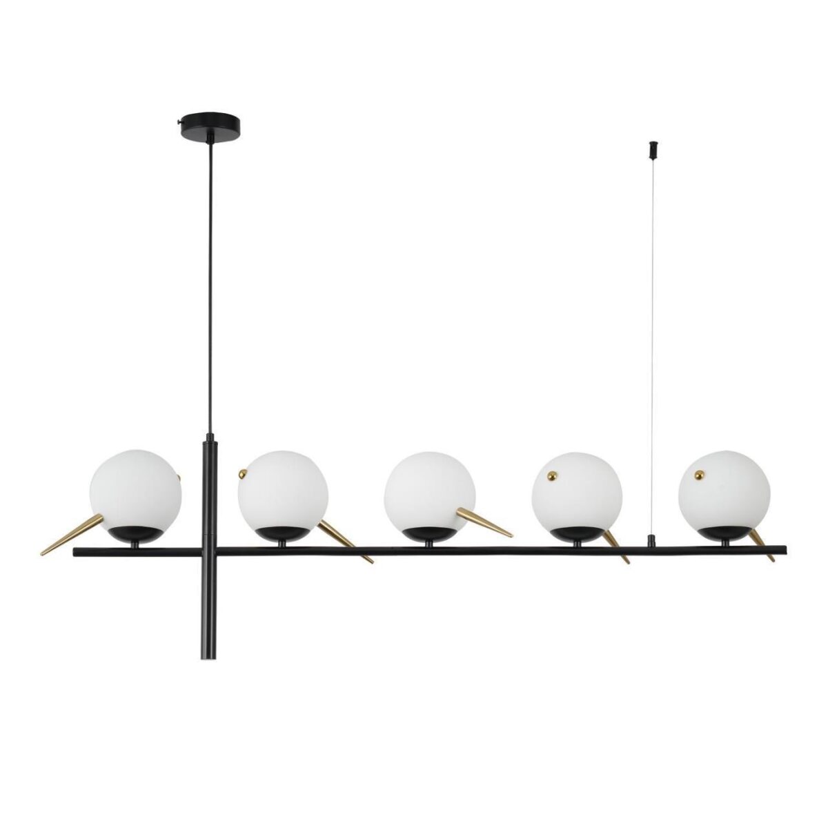 4106-5P, подвесная люстра, L1160xW150xH800/1200, 5xE27x60W, excluded — изображение 2