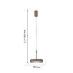 4509-1P, подвес, D125xH210/1800, LEDx10W, 600LM, 4000K, IP20, CRI>90, included — изображение 2