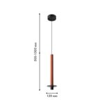 4405-1P, подвес, D120xH500/1500, LEDx6W, 525LM, 4000K, IP20, included — изображение 2