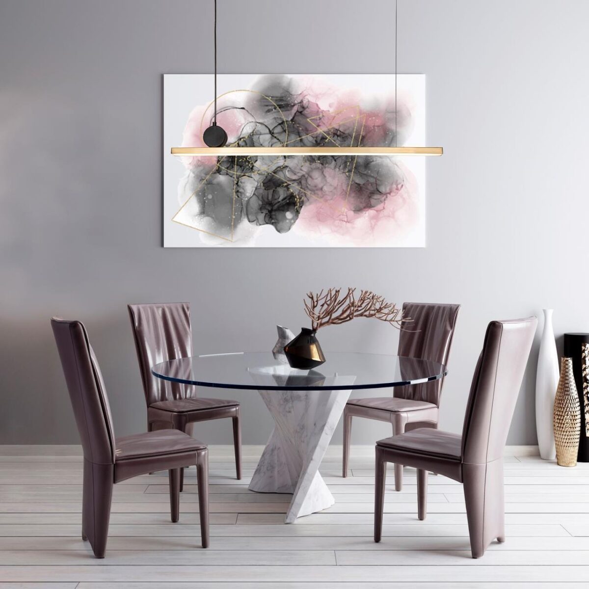 4061-1P, подвесная люстра, L880xW45xH100/1600, LEDx35W, 2800LM, 4000K, included — изображение 9