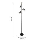 4618-3F, напольный светильник, D380xH1560, 3xGU10x35W, excluded — изображение 3