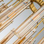 4500-15P, подвесная люстра, D555xH435/1635, 15xG9x25W, excluded — изображение 5