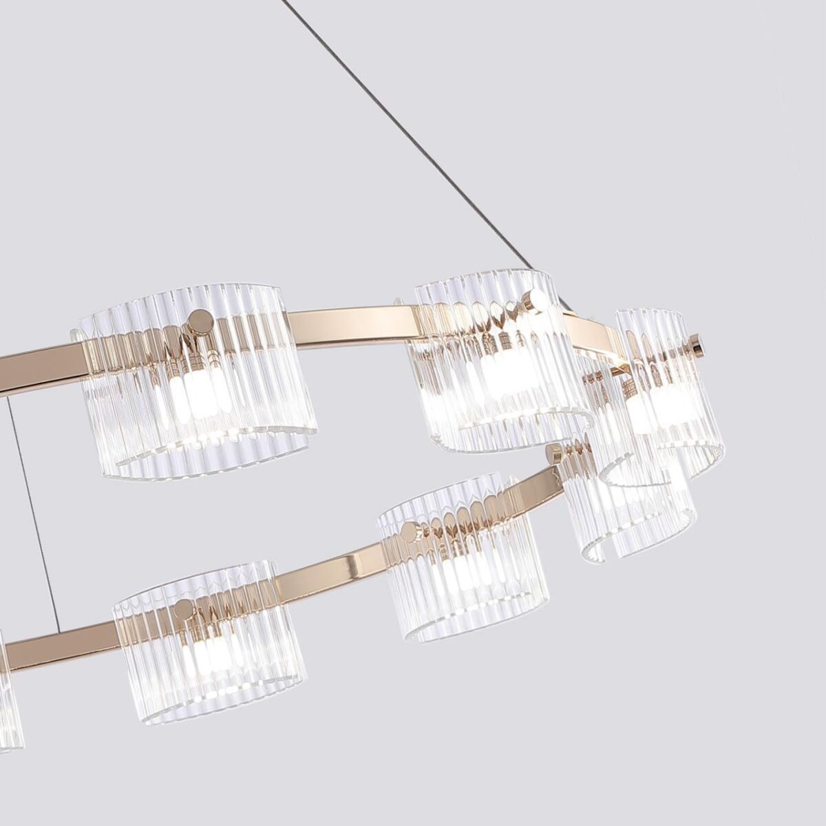 4248-12P, подвесная люстра, D820xH1300/1500, 12xLEDx5W, 1440LM, 4000K, included — изображение 3