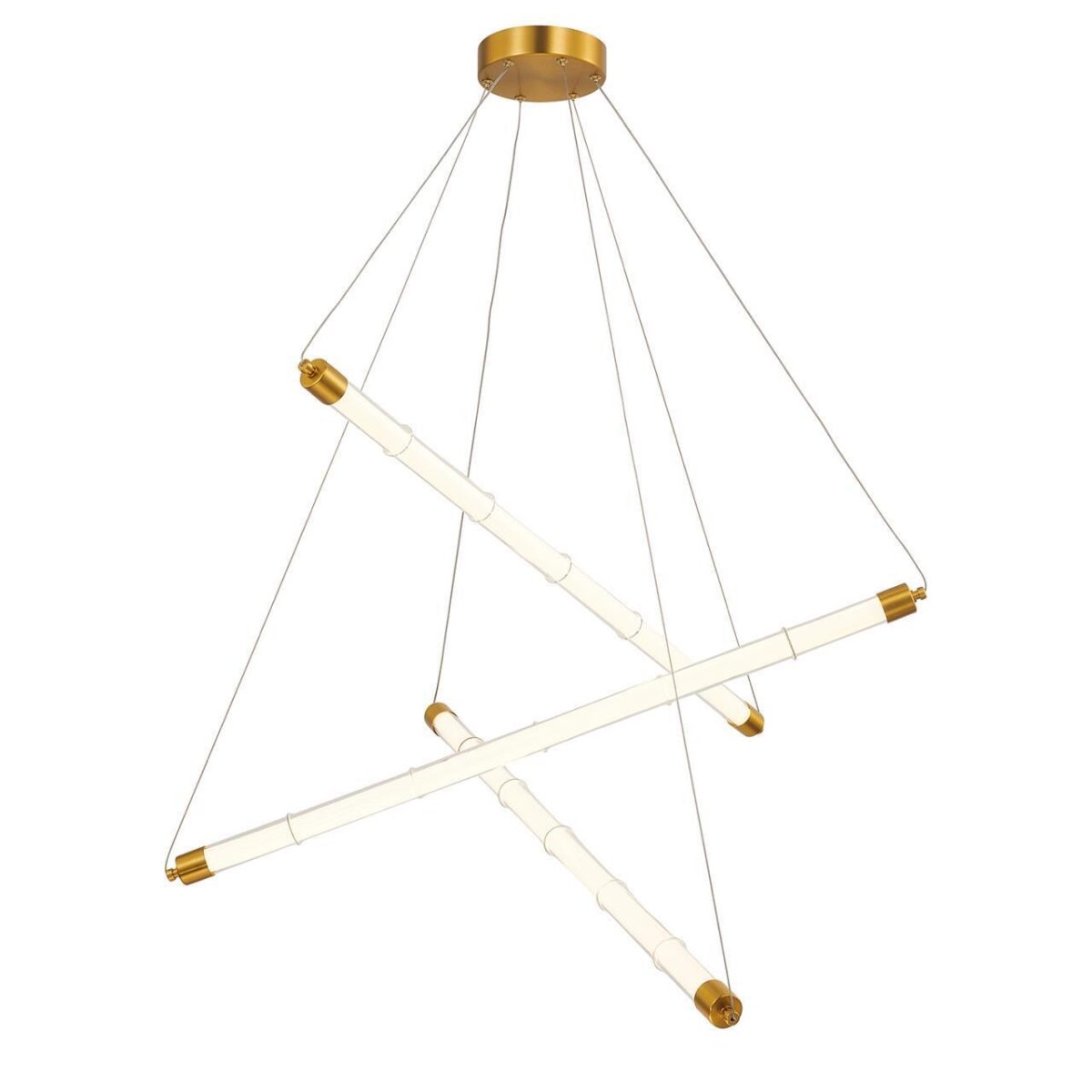 4558-3P, подвесная люстра, D390xH555/1510, 3xLEDx11W, 3500LM, 4000K, included — изображение 1