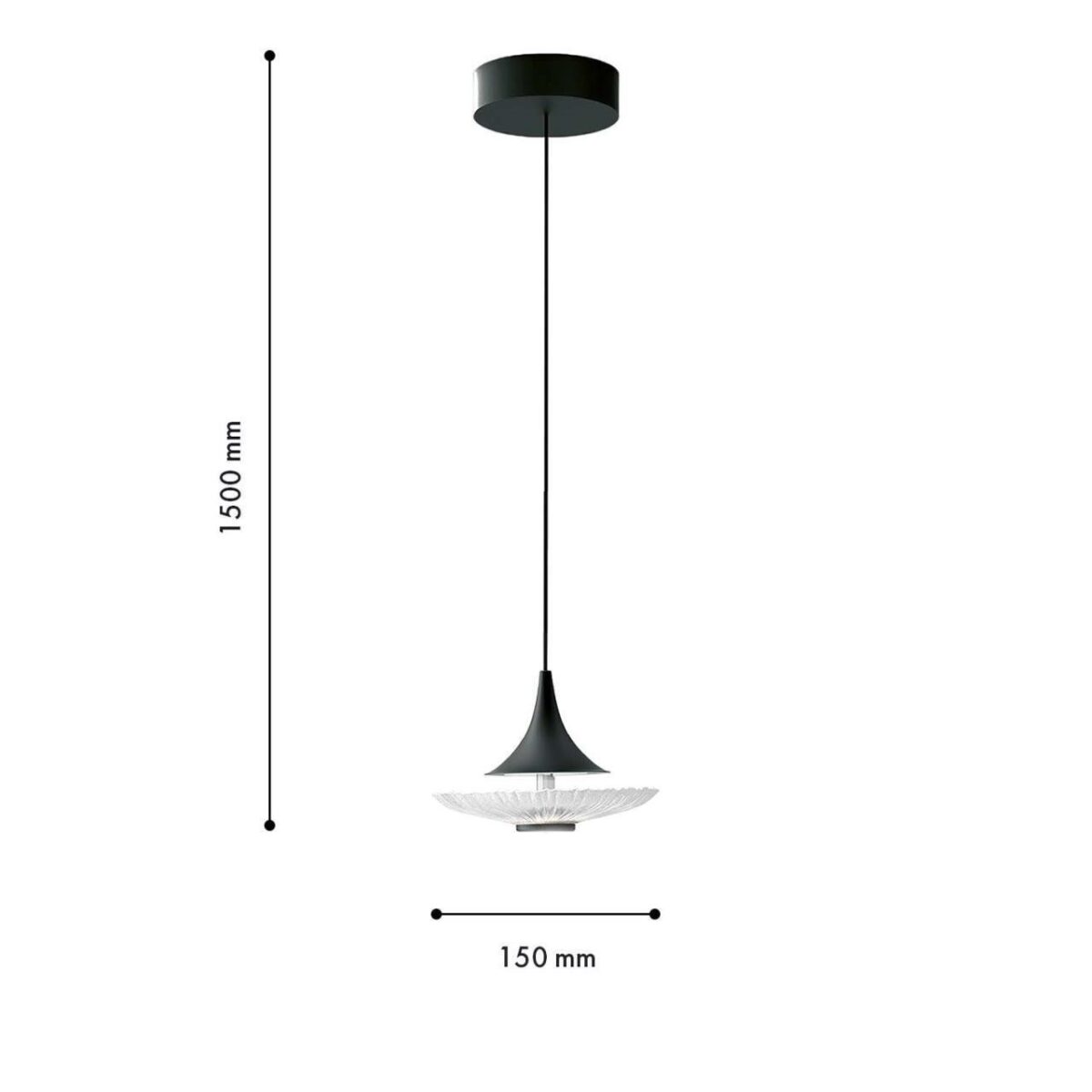 4656-1P, подвес, D150xH1500, LEDx6W, 420LM, 4000K, included — изображение 4