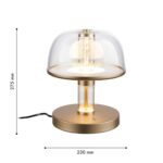 4313-1T, настольный светильник, D230xH275, LEDx12W, 600LM, 4000K, CRI>90, included, switch, dimmer — изображение 2