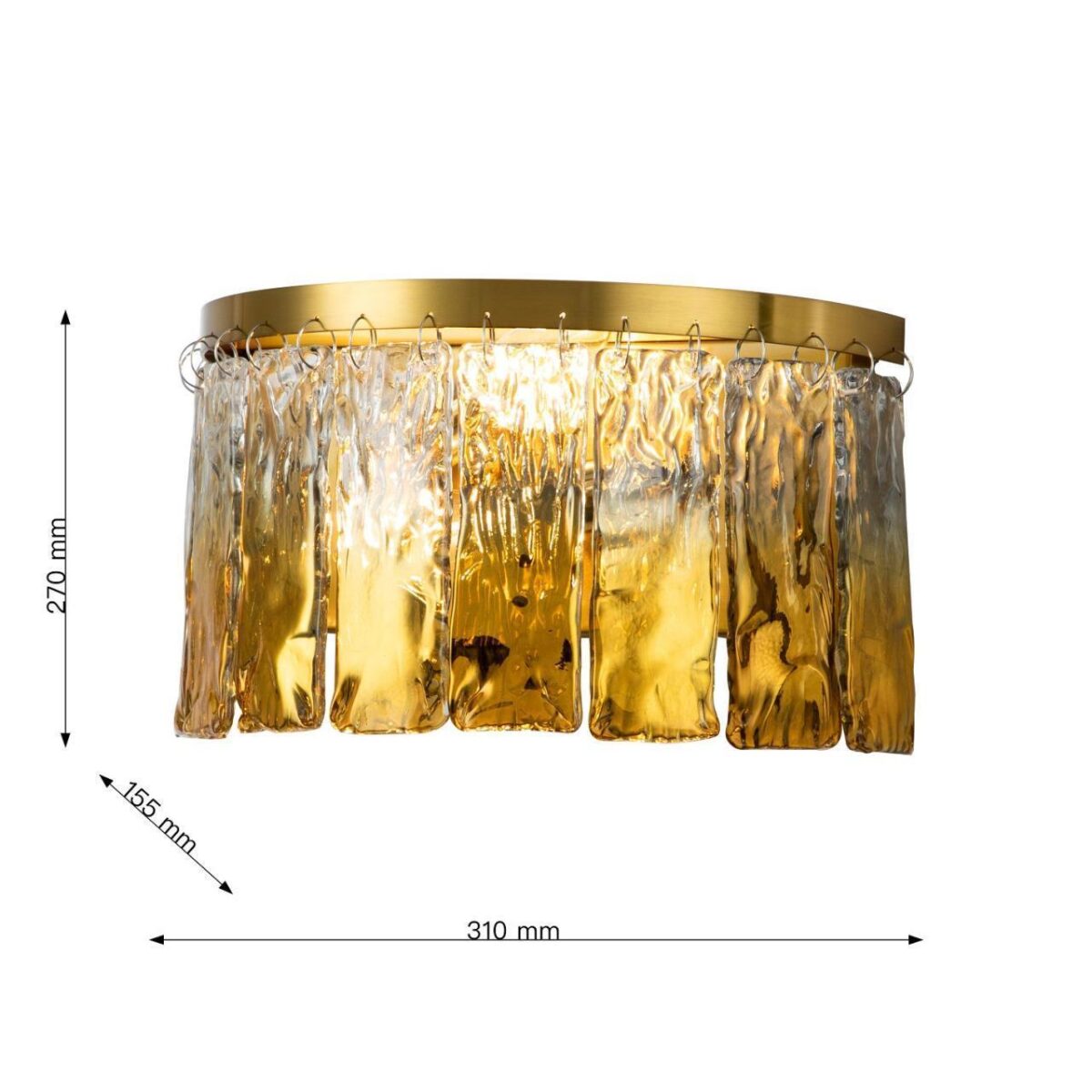 3017-2W, настенный светильник, D155xW310xH270, 2xE14x40W, excluded — изображение 3