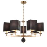 2822-7P, подвесная люстра, D790xH455/1520(H560/1625), 7xE14x40W, excluded