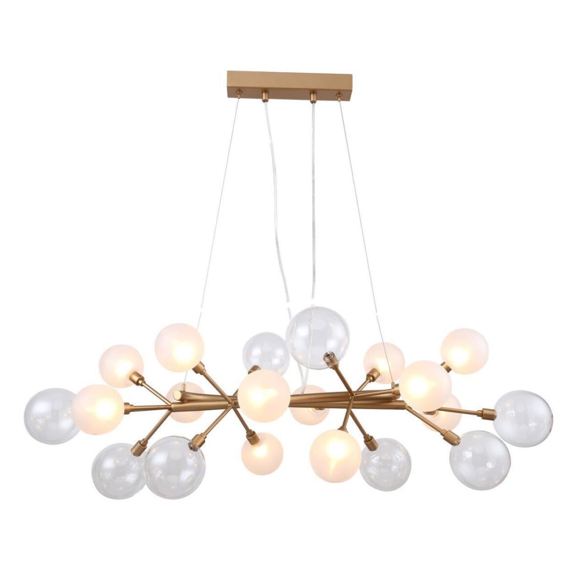 2515-12P, люстра подвесная, L1000xW420xH440/1100, 12xG9x40W, excluded — изображение 1