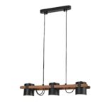 3004-3P, подвесная люстра, L520xW100xH100/1100, 3xE27LEDx7W, excluded