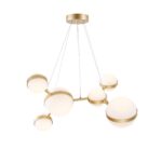 4448-6P, подвесная люстра, D700xH1100/1350, LEDx42W, 4610LM, 4000K, included