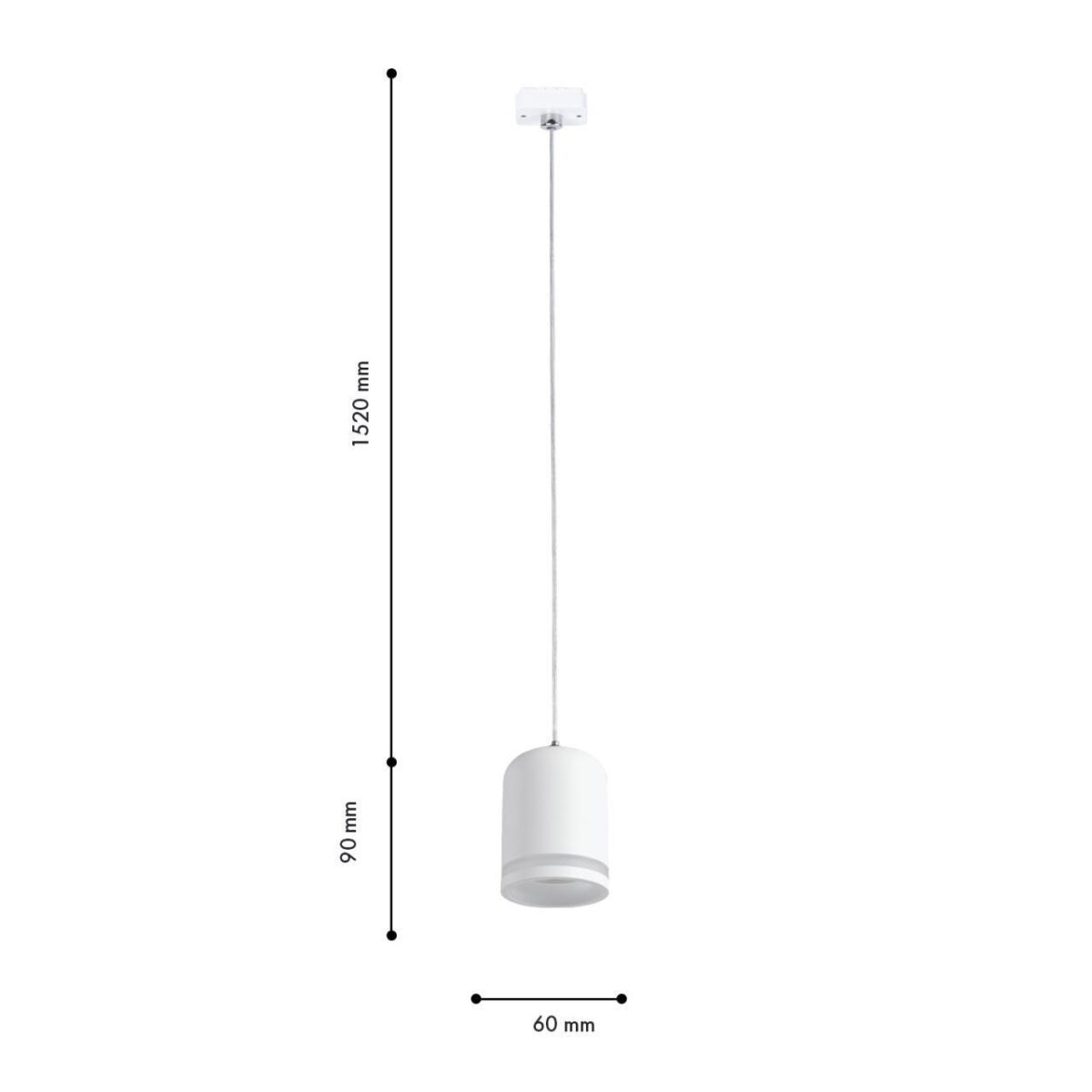 4146-1P, подвес, D62xH1650, LEDx6W, 42V, угол рассеивания: 24°, 350LM, 3000-6000K, IP20, included — изображение 2