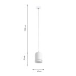 4146-1P, подвес, D62xH1650, LEDx6W, 42V, угол рассеивания: 24°, 350LM, 3000-6000K, IP20, included — изображение 2