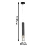 2920-1P, подвес, D100xH440/1200, 1xGU10x40W, excluded — изображение 2