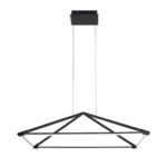 4573-1P, подвесная люстра, L900xW600xH1790, LEDx40W, 2600LM, 4000K, included