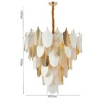 2619-37P, подвесная люстра, D930xH950/2310, 37xE14x40W, excluded — изображение 3