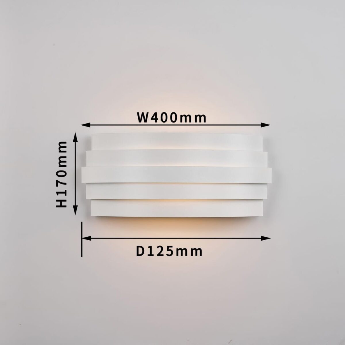 4122-2W, настенный светильник, D125xW400xH170, 2xE14x40W, excluded — изображение 3