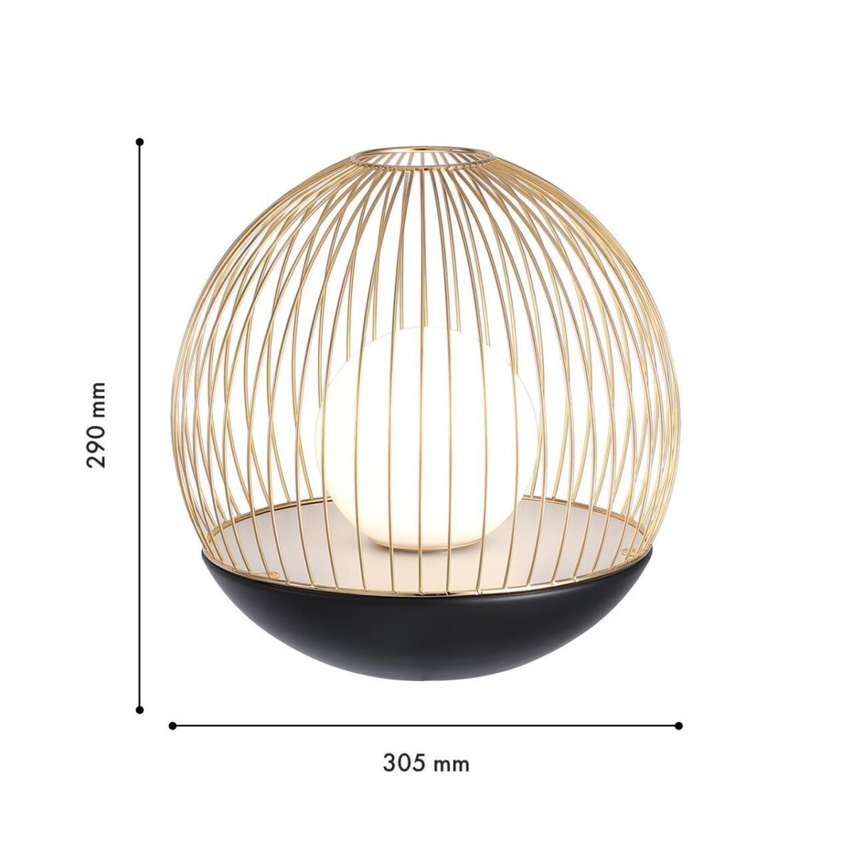 4240-1T, настольный светильник, D305xH290, LEDx7W, 650LM, 4000K, included, switch — изображение 3