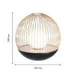 4240-1T, настольный светильник, D305xH290, LEDx7W, 650LM, 4000K, included, switch — изображение 3