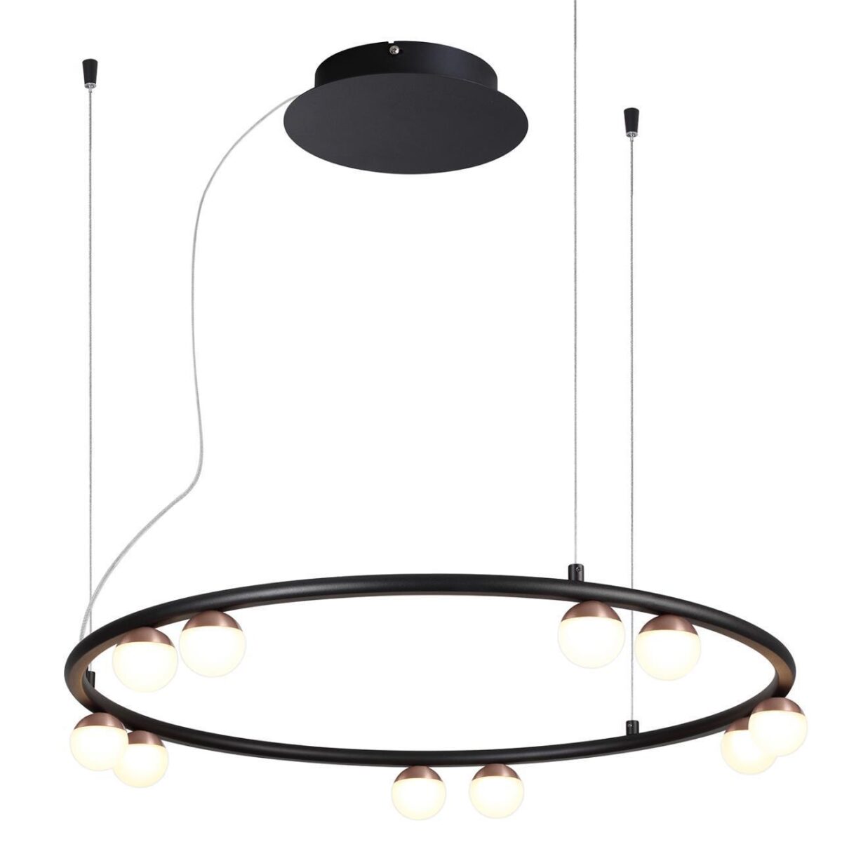 4320-10P, подвесная люстра, D590xH120/1710, LEDx36W, 3200LM, 4000K, CRI>90, included — изображение 1