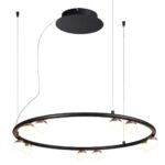 4320-10P, подвесная люстра, D590xH120/1710, LEDx36W, 3200LM, 4000K, CRI>90, included