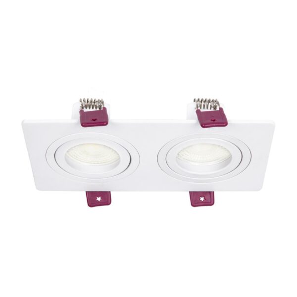 4647-2C, врезной светильник, L172xW92xH28, cutout:L150xW75, 2xGU10x35W, IP20, excluded