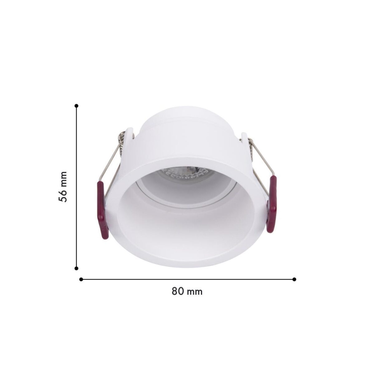 4546-1C, врезной светильник, D80xH56, cutout:D75, 1xGU10x35W, IP20, excluded — изображение 3