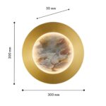 4597-1W, настенный светильник, D50xW300xH300, LEDx24W, 336LM, 4000K, CRI>90, included — изображение 2