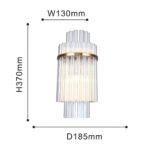4203-1W, настенный светильник, D130xW185xH370, 1xE14x40W, excluded — изображение 3