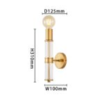 4006-1W, настенный светильник, D125xW100xH310, 1xE27x60W, excluded, dimmer — изображение 3