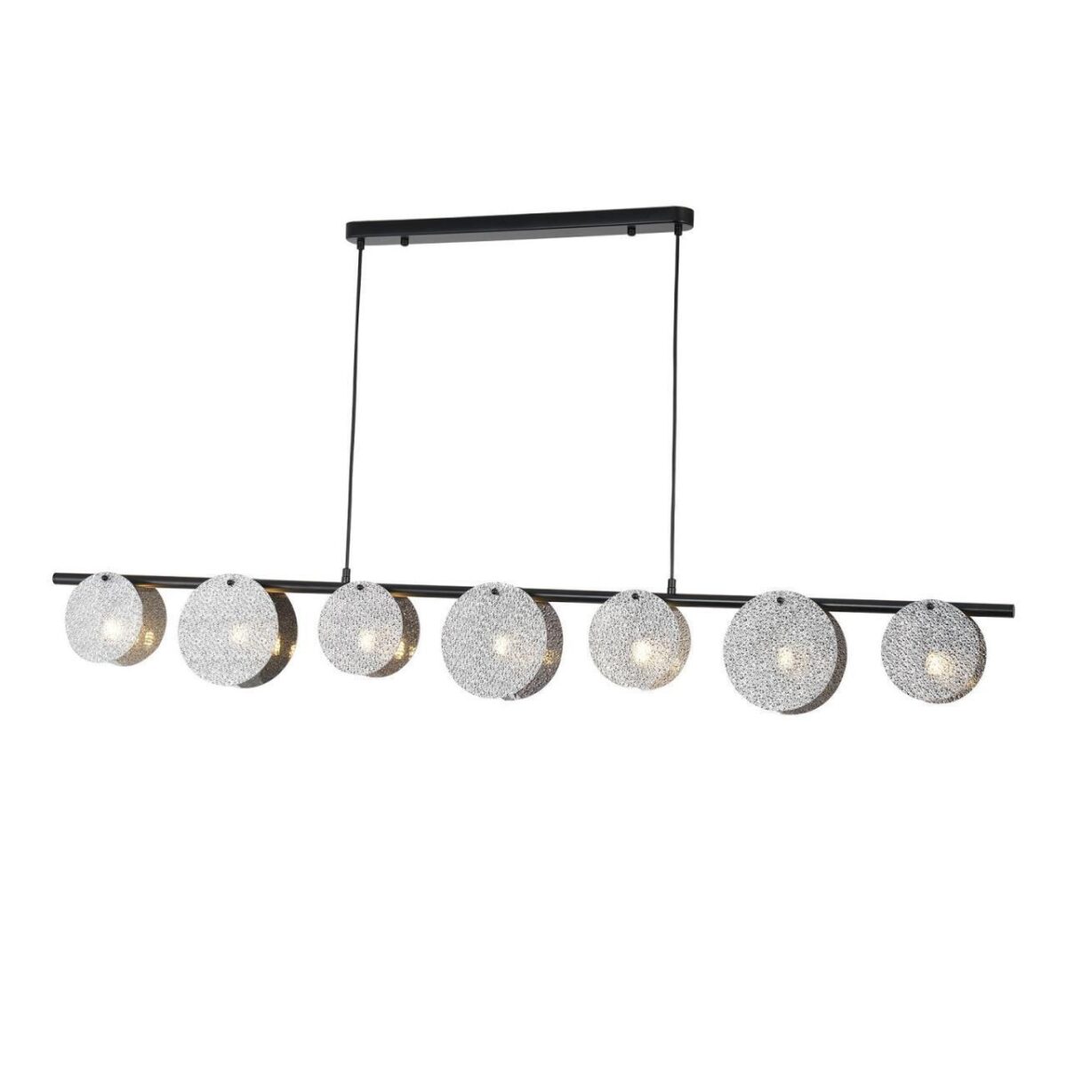 4104-7P, подвесная люстра, L1540xW170xH600/1200, 7xG9x40W, excluded — изображение 4