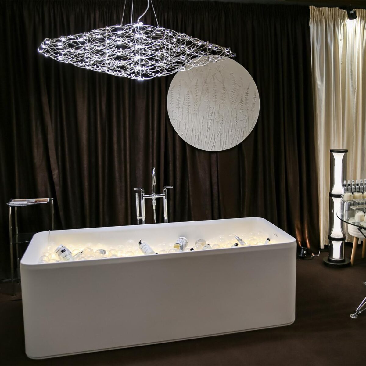 4305-6P, подвесная люстра, D585xH190/2190, LEDx23W, 5300LM, 3000K/4500K/6000K, included, remote control — изображение 11