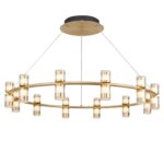 4323-12P, подвесная люстра, D800xH170/1800, 12xLEDx3W, 2880LM, 4000K, included