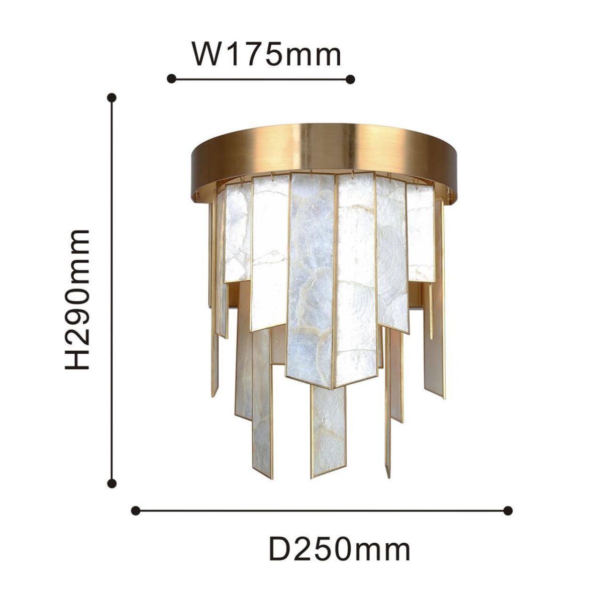 4199-2W, настенный светильник, D175xW250xH290, 2xE14x40W, excluded — изображение 3