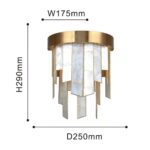 4199-2W, настенный светильник, D175xW250xH290, 2xE14x40W, excluded — изображение 3
