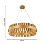 4263-6P, подвесная люстра, D600xH150/1500, LEDx27W, 2160LM, 4000K, included — изображение 2