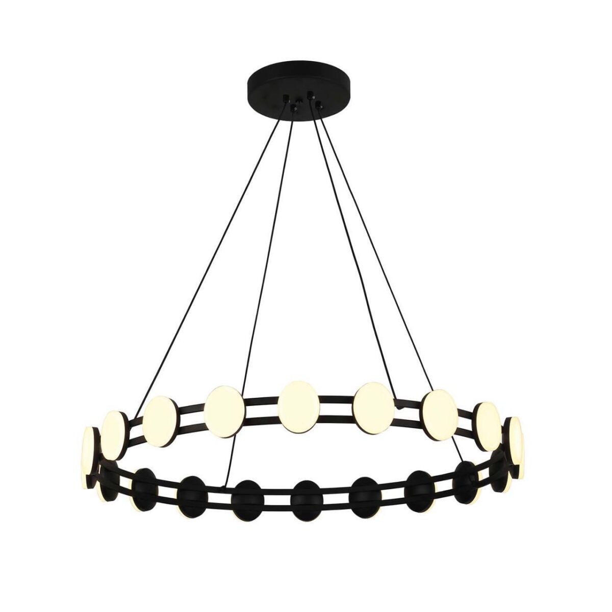 4601-8P, подвесная люстра, D800xH105/1200, 20xLEDx2W, 3600LM, 3000K, included 4601-8P, подвесная люстра, D800xH105/1200, 20xLEDx2W, 3600LM, 3000K, included — изображение 1