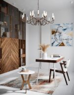 3014-20P, подвесная люстра, D1200xH680/1680, 20xG9LEDx7W, 4900LM, 3000K, included — изображение 11