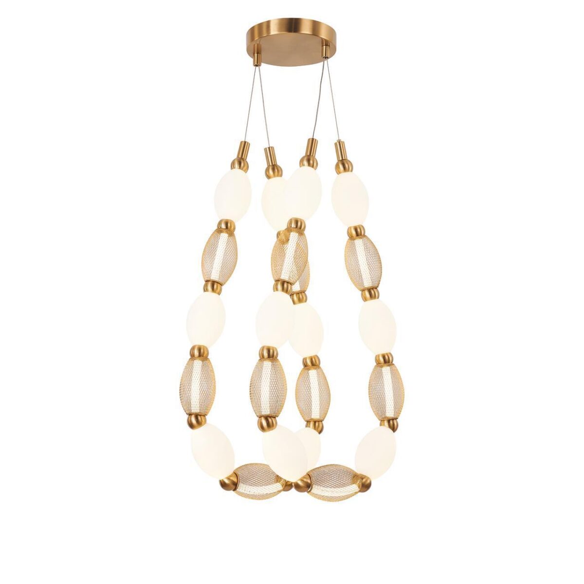 4559-2PC, подвесная/потолочная люстра, D200xH1780/2780 + D640xH890/1775 + D1800xH820/1725, 2xLEDx18W, 1990LM, 4000K, included — изображение 4