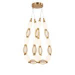 4559-2PC, подвесная/потолочная люстра, D200xH1780/2780 + D640xH890/1775 + D1800xH820/1725, 2xLEDx18W, 1990LM, 4000K, included — изображение 4