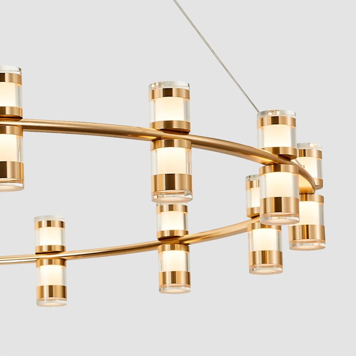 4323-15P, подвесная люстра, D1000xH170/1800, 15xLEDx3W, 3600LM, 4000K, included — изображение 3